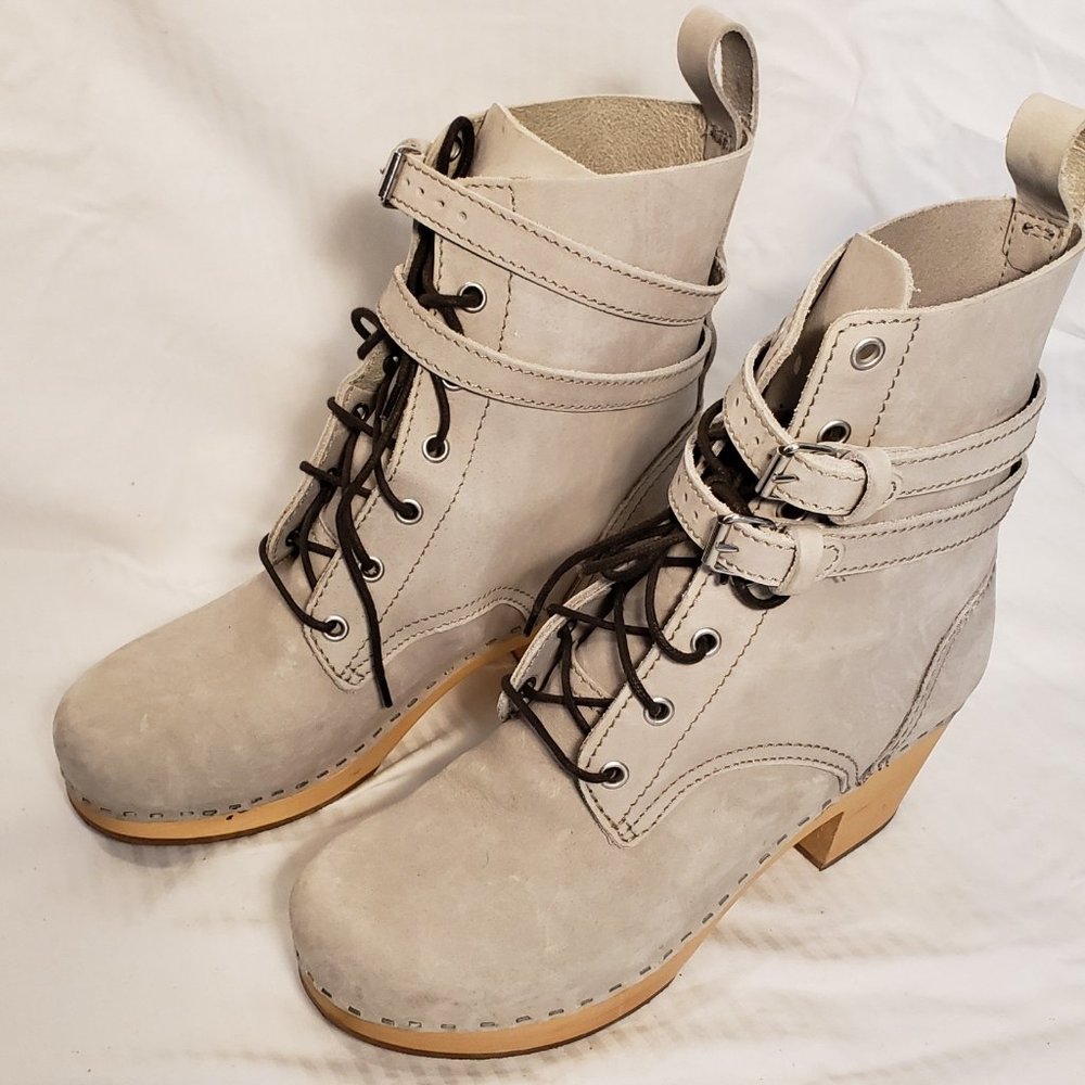 Women's Sz 9 Hasbeens Boots, Blue